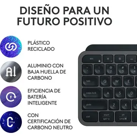 Logitech MX Keys S - Graphit, Spanisches QWERTY-Layout