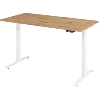 Bümö Schreibtisch 160 x 80 cm Asteiche / Weiß