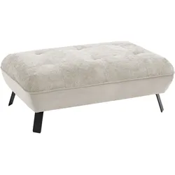 Hocker EXXPO - SOFA FASHION, beige, B:110cm H:44cm T:78cm, Hocker, Polsterhocker, bequem und modern