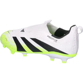 adidas Predator LEAGUE LL FG/MG Kinder Fussball-Rasenschuhe FTWWHT/CBLACK/LUCLEM, 35