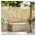 vidaXL Gartenbank 55 x 74 x 55 cm Beige