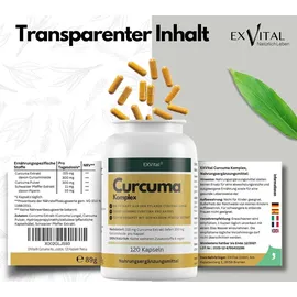 Exvital Curcuma Komplex Kapseln 120 St.