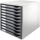 Leitz Schubladenbox DIN A4 10-tlg. grau