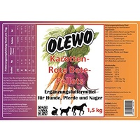 Olewo Karotten-Rote Bete-Pellets 1,5 kg