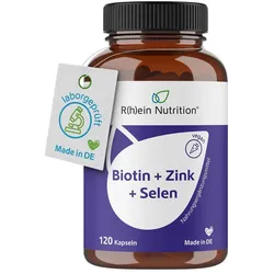 Biotin+Zink+Selen f. Haut Haare & Nägel Kapseln