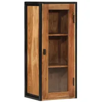 VidaXL Bad-Wandschrank 40x30x90 cm Massivholz Akazie und Eisen