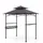 Costway Grillpavillon 2,5 x 1,53 m Dunkelgrau/Schwarz
