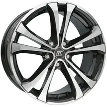RC Design RC17 8,5 x 20 5 x 112 ET45 MB66,6 Schwarz Poliert