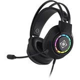 deltaco DH220 USB Gaming Headset Schwarz