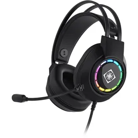 deltaco DH220 USB Gaming Headset Schwarz