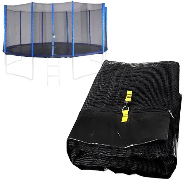 Spartan: Sicherheitsnetz für Trampolin, 487 cm, blau - 5 Fuß, 10 Stangen