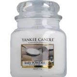 Yankee Candle Baby Powder mittelgroße Kerze 411 g