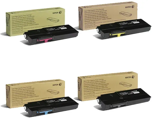 Xerox Toner-Set für VersaLink C400 C405 Cyan Magenta Yellow Schwarz Toner 4-Pack