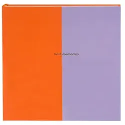 GOLDBUCH Fotobuch Coloration orange/flieder 27 481 30x31cm