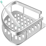 Dusch-Eckregal – Ohne Bohren Badezimmer | Robustes Aluminium Eckablage - Platzsparende Wandmontage Aus Hochwertigem Aluminium Für Ordnung Im Bad Ideal Für Shampoo, Duschgel Und Seife.