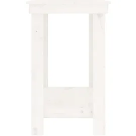 vidaXL Werkbank Weiß 80x50x80 cm Massivholz Kiefer