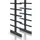 Stier Kragarmregal schraubbar doppelseitig 1 Feld mit 5 Ebenen 1280x3150x800mm