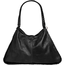 Samantha look Shopper echt Leder, Made in schwarz | Schwarz