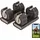 centr Smart Stack 50 verstellbare Hanteln 2 x 22.5 kg braun|dunkelgrau 45kg