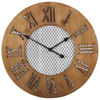 Beliani Wanduhr, Cuilco 60 cm, Dekoration, Uhren, Wanduhren