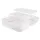 Rayher Aufbewahrungsbox 31 x 17 x 15 cm 3-tlg. transparent
