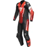 Dainese Misano 3 D-Air Perf. 1PC Leather Suit black-red-fluored, 54