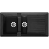 Respekta Boston 100 x 50 cm schwarz + Handbetätigung