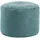 mokebo Pouf Stoff 50 x 30 x 50 cm Petrol/Blau