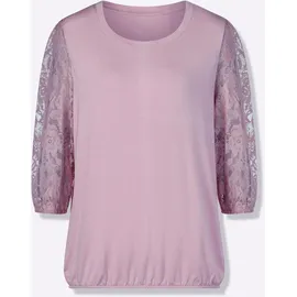 Lady Spitzen-Shirt Rosa 36
