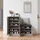 [en.casa] Løten 120 x 97 x 36 cm mit Sitzbank grau / grau