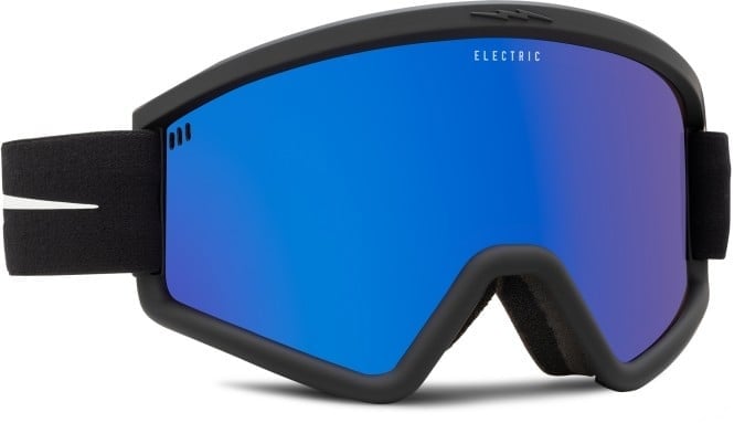 ELECTRIC HEX Schneebrille 2023 matte black/blue chrome + honey