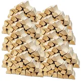 Flameup Brennholz Buche, Kaminholz mit Rinde, Buchenholz, Feuerholz für Ofen, Kamin, Kaminofen, Feuerschale, Grill, Holzscheite 25 cm, getrocknet, Menge:400 kg
