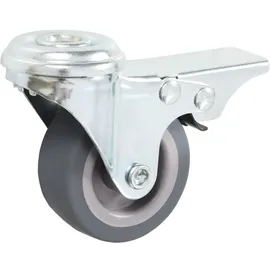 vidaXL Lenkrollen mit Bolzenloch und Doppelbremsen 4 Stk. 50 mm