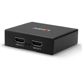 Lindy HDMI Splitter 2 Port 3D 2160p30 HDMI-Splitter Mehrfarbig