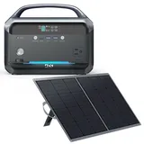 DaranEner NEO300 300W Tragbare Powerstation 268Wh+SP100 100W Solarpanel,LiFePO4 Solargenerator,Balkonkraftwerk für Camping Wohnmobil Notstromverso...