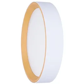 SOLIGHT LARIOS 1 Deckenleuchte Ø39 cm weiß/beige