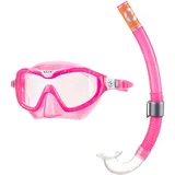 Aqua Lung Sport Unisex Jugend Combo Mix Schnorchelset, Pink/Weiß, S