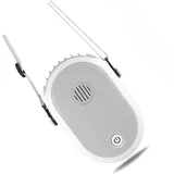 Tragbarer Und Leiser Usb-nackenventilator Mit Trageschlaufe Und Aromatherapie-pad
