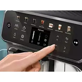 Philips 4400 Series LatteGo EP4449/70 Schwarz/Silber