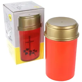 Hellum Grablicht 13 cm 1 St. rot