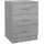 vidaXL Nachtschrank 2 Stk. 38 x 35 x 56 cm Grau