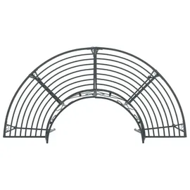 vidaXL Baumbank 160 x 80 x 89 cm Grau