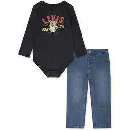 levi ́s ® kids LVB BEARRITO DENIM Set Hose schwarz 68