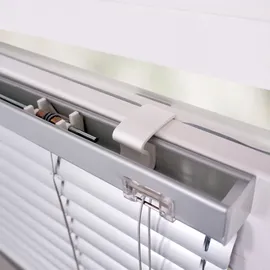 Good Life Jalousie GOOD LIFE "Matti" Gr. 7, grau (anthrazit, anthrazit, weiß), B:110cm H:160cm, Jalousien, Klemmfix-Jalousie aus Aluminium