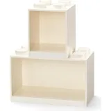 LEGO Brick SHELF SET - WHITE