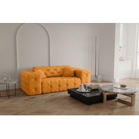 Fun Möbel Sofa Designersofa CHANTAL 2-Sitzer in Stoff Opera