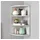 Vicco Ecki Eckregal 30 x 60 x 30 cm Grau