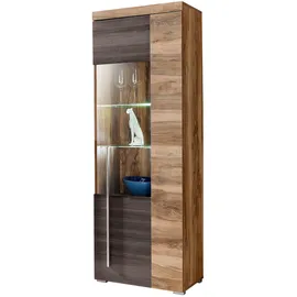 OTTO home Standvitrine Roger 55 x 35 x 160 cm Braun