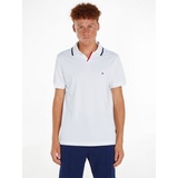 Tommy Hilfiger Poloshirt »RWB TIPPED V COLLAR REG POLO«, Gr. XXL, White, , 55288849-XXL