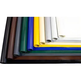 ANKO Planen Plane PVC LKW 700g/m2 MIT ÖSEN Abdeckplane Schutzplane matt reißfest stabil (Anthrazit, 3m x 2m) - Dunkelgrau